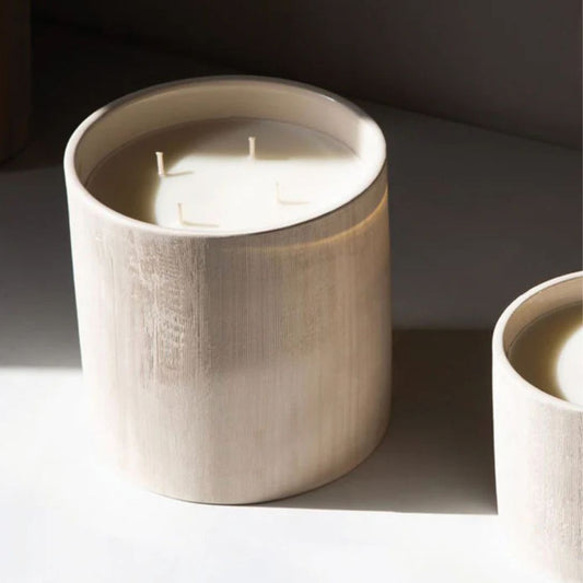 Côté Bougie geurkaars Striee Blanche L