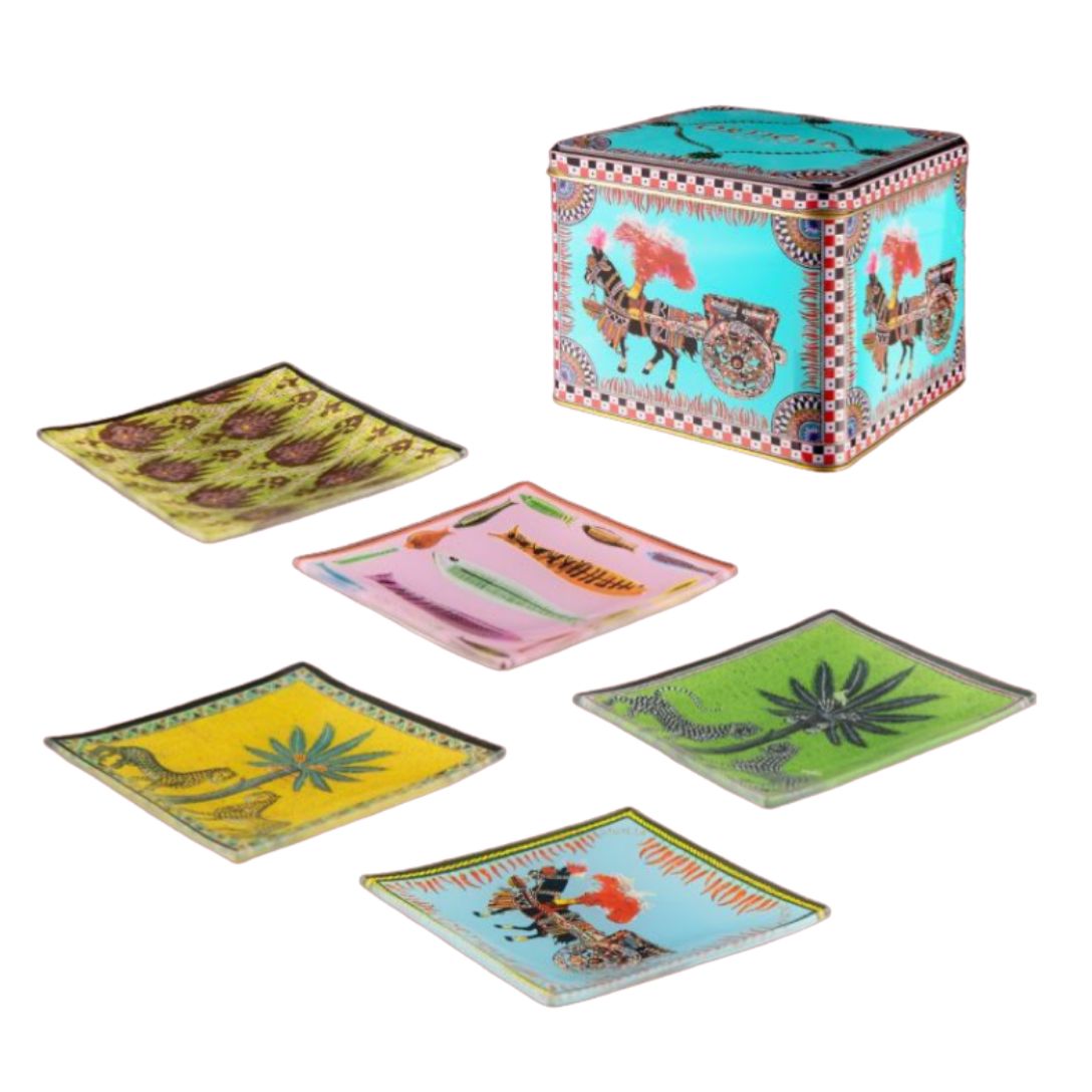 Ortigia - Glazen Borden vierkant